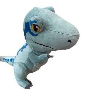 Jurassic Park Jurassic World Dominion Plush 9" Cineplex Blue Velociraptor